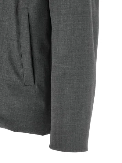 双面贴袋夹克式衬衫