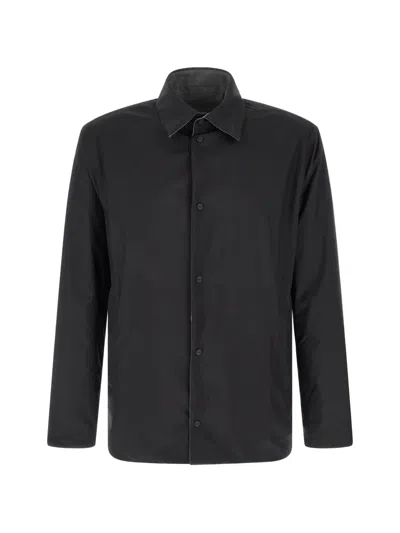 双面贴袋夹克式衬衫