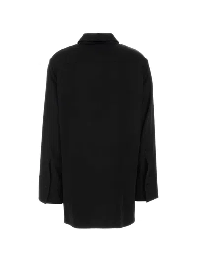 Jil Sander Satin Oversize Shirt In Pattern
