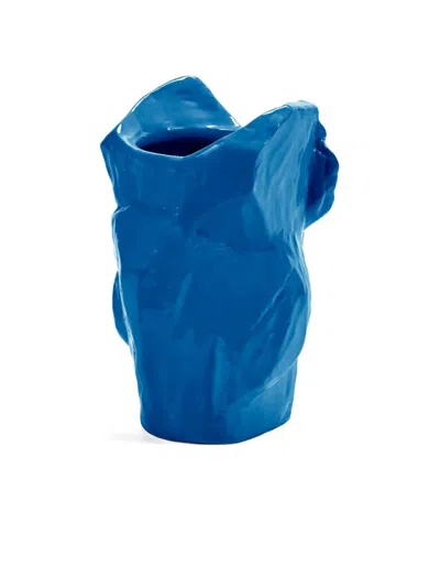 Serax Owl Vase In Blue