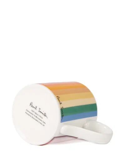 Paul Smith Bold Stripe Bone China Mug Multicolour In Multi