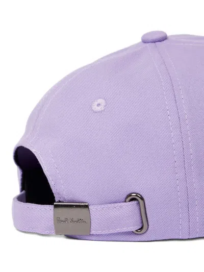 Paul Smith Embroidered Cap In Pink