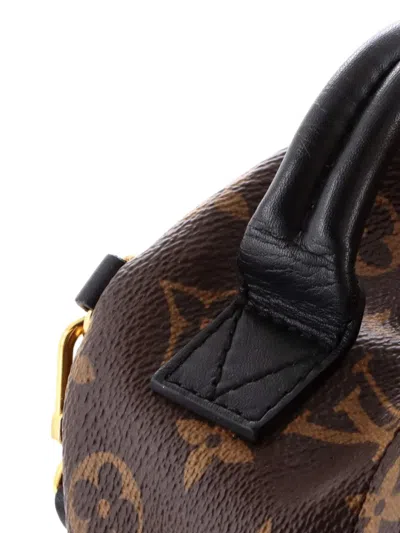 Pre-owned Louis Vuitton Palm Springs Monogram Canvas Mini Backpack In Brown