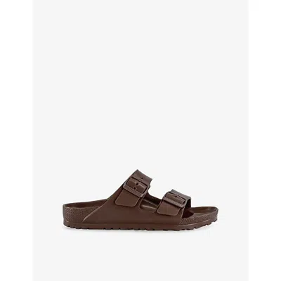 Birkenstock Arizona Essentials Slide Sandal In Brown