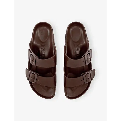 Birkenstock Arizona Essentials Slide Sandal In Brown