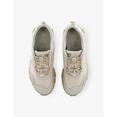 On Textured Drawstring Sneakers In Neutral