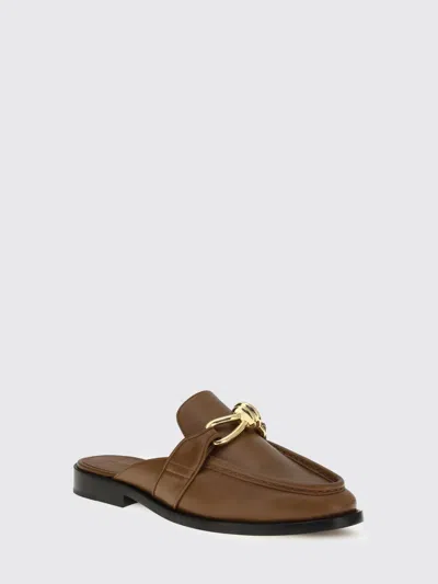 Bottega Veneta Women Astaire Leather Sabot Loafers In Brown