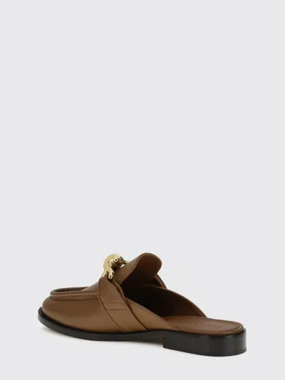 Bottega Veneta Women Astaire Leather Sabot Loafers In Brown
