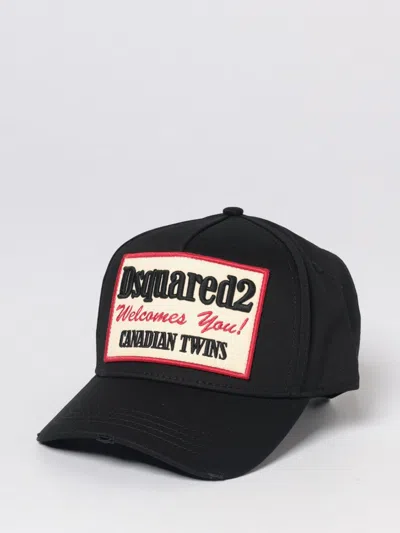 Dsquared2 Patch Hat In Black