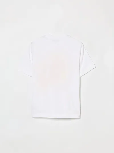 N°21 N21 Kids Logo Printed Crewneck T-shirt In White