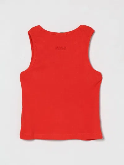 Msgm T-shirt Kids  Kids In Red