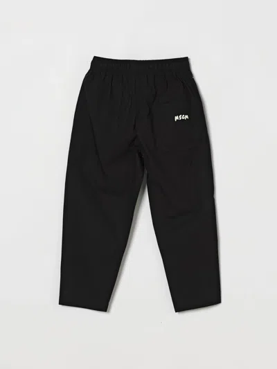 Msgm Pants Kids  Kids In Black