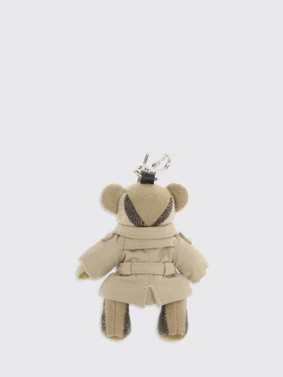 Burberry Thomas Trench-coat Teddy Bear Key-ring In Gray