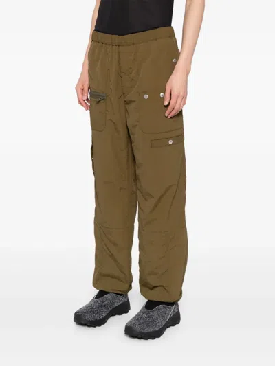 Undercover Multi-pocket "khaki" Cargo Pants In Brown