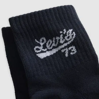 Levi's Mid Cut Stripe Logo Socks (3-pack) In Multi