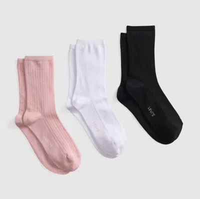 Levi's Regular Cut Socks (3 Pack) In Multi