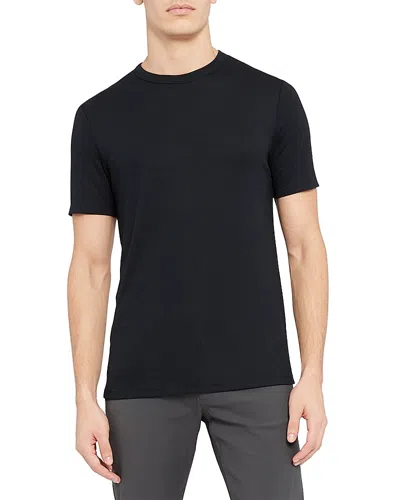 Theory Short Sleeve Regular Fit T-shirt In Black