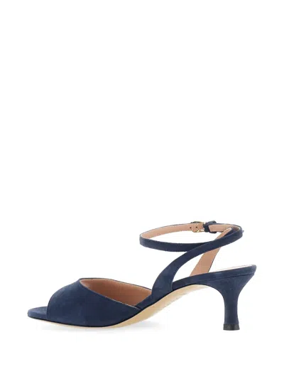 Pollini Ankle Strap Sandals In Blue