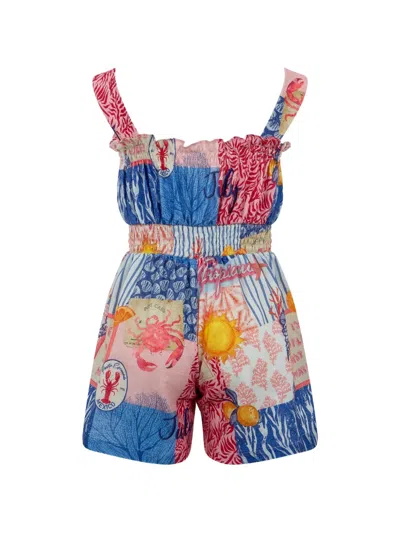 Lapin House Printed Playsuit In Multi