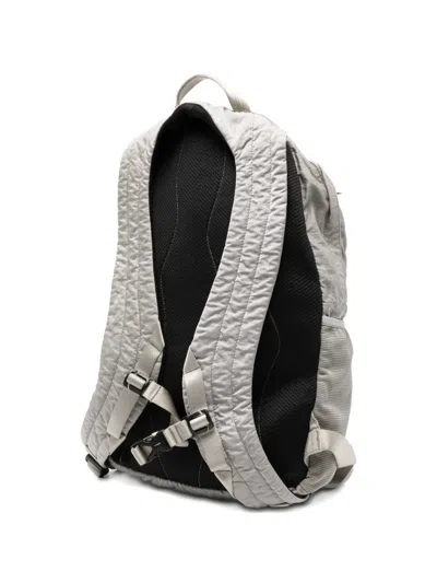 C.p. Company C.p.company Lens Detail Backpack In Gray
