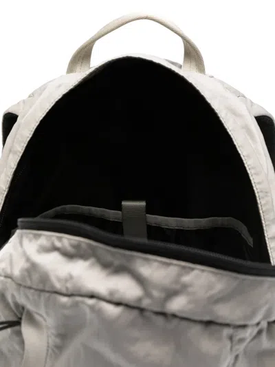C.p. Company C.p.company Lens Detail Backpack In Gray