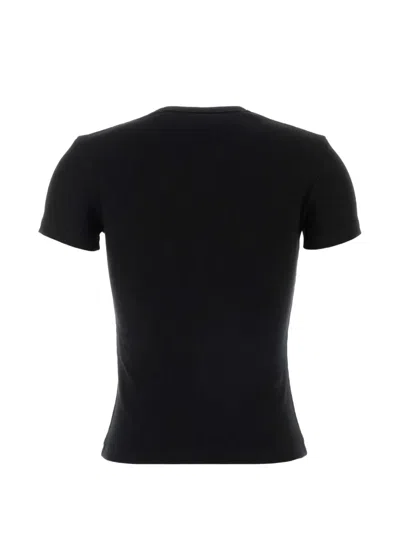 Off-white Stretchy T-shirt In Black