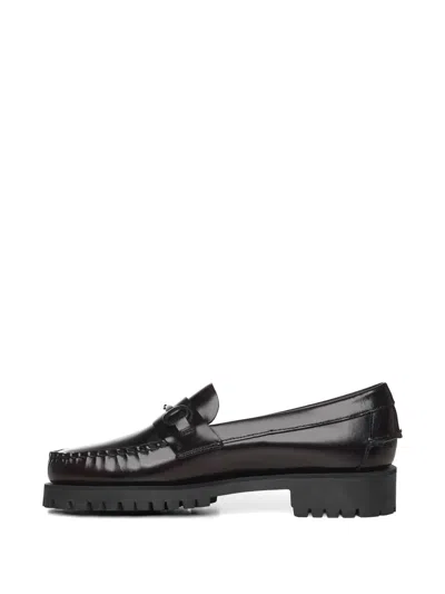 Sebago Solid Color Loafers In Brown