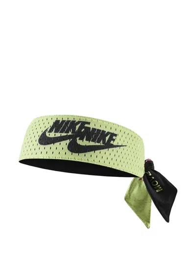 Nike Reversible Printed Head Tie In Metallic
