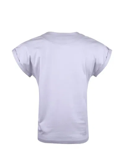 Eleventy Cuffed Pocket T-shirt In Blue