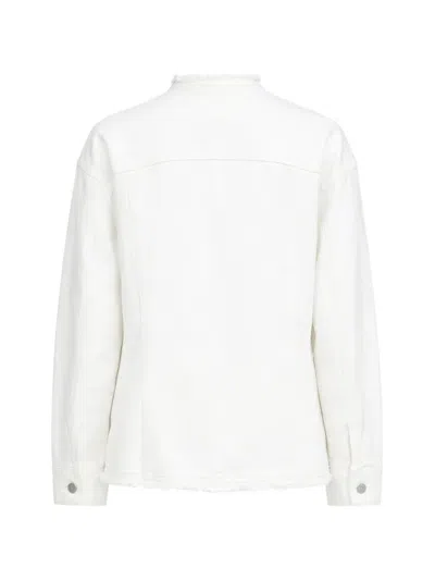 Significant Other Emma Fringed Jacket In White