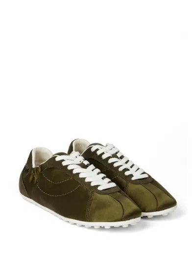 Paul Smith Lace-up Round-toe Sneakers In Green