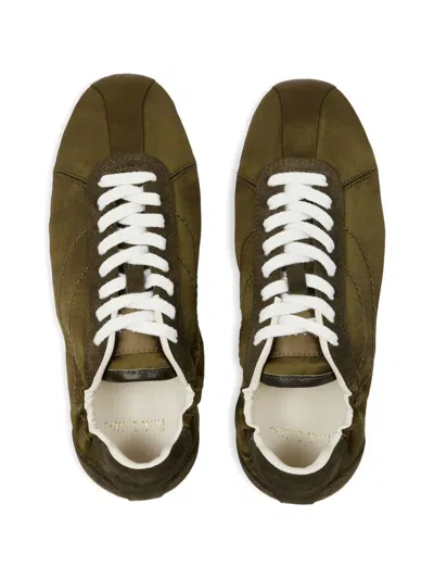 Paul Smith Lace-up Round-toe Sneakers In Green