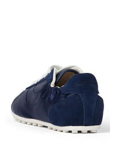 Paul Smith Bizou Panelled Sneakers In Blue