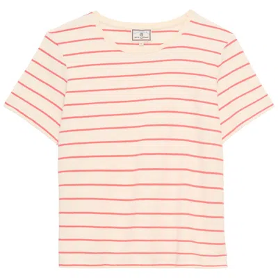 Ines De La Fressange T-shirt Eliott En Coton In Pink