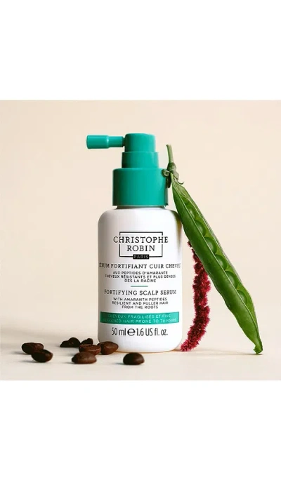Christophe Robin Fortifying Scalp Serum With Amaranth Peptides In Transparent