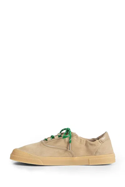 Moncler Biscuit Suede Vera Leisure Sneakers In Brown
