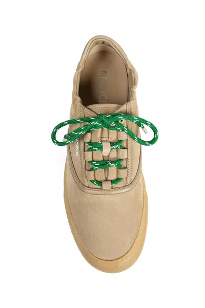 Moncler Biscuit Suede Vera Leisure Sneakers In Brown