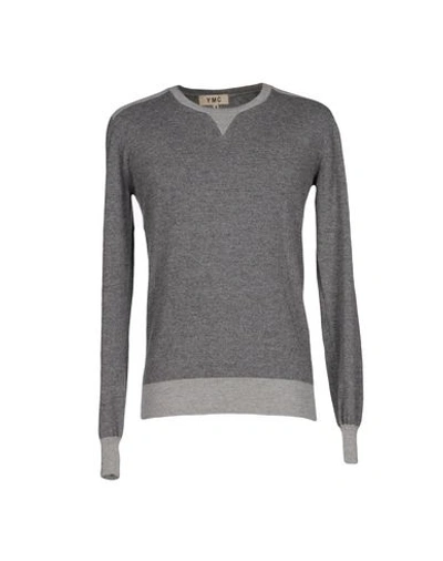 Ymc You Must Create Sweaters In Grey