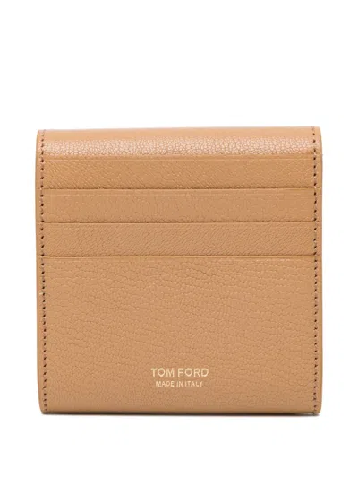 Tom Ford Aube Wallet In Brown