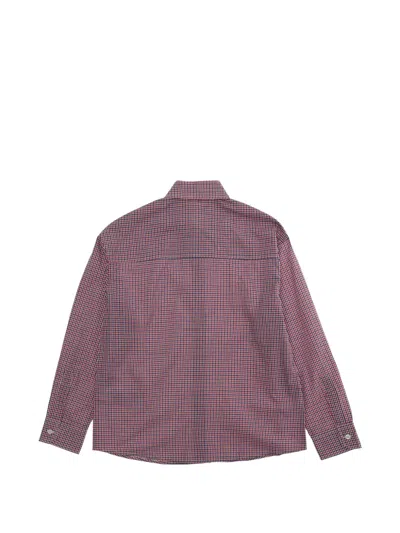 Dsquared2 Check-pattern Button-up Cotton Shirt In Pink