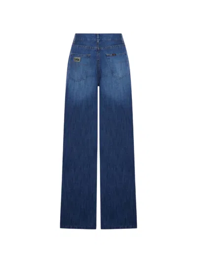 Iois Buttoned Jeans In Blue