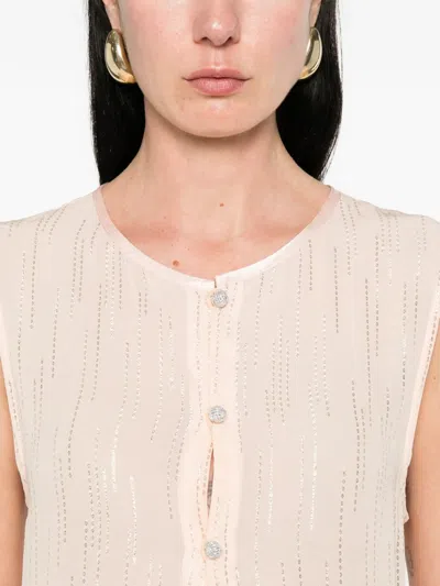 Forte Forte Buttoned Tunic In Pink