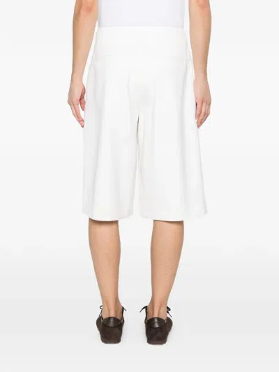 Jacquemus Moisson Buttoned Shorts In White