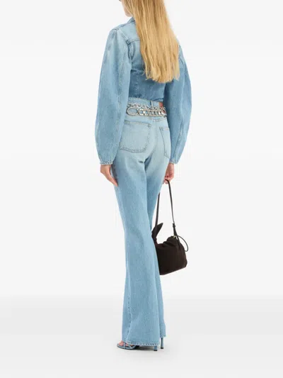 Rotate Birger Christensen Blue Bootcut Jeans In Blue