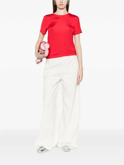 Phisique Du Role Shiny Panel T-shirt In Red