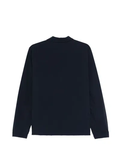 Alphatauri Zip-up Overshirt In Blue