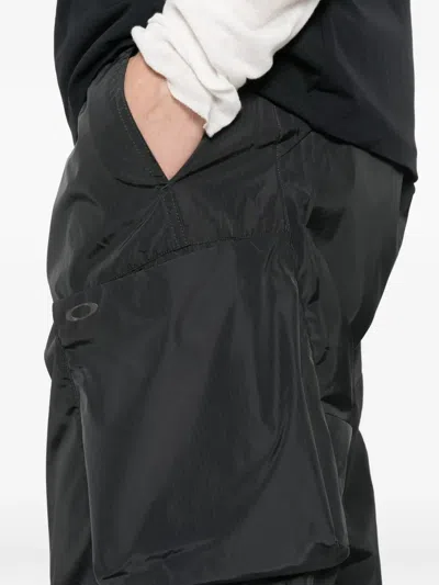 Oakley Cargo-pocket Drawstring Trousers In Black