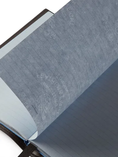 Smythson Evergreen Notebook In Brown