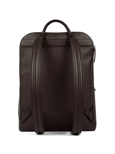 Smythson Ludlow Zip-around Backpack In Brown
