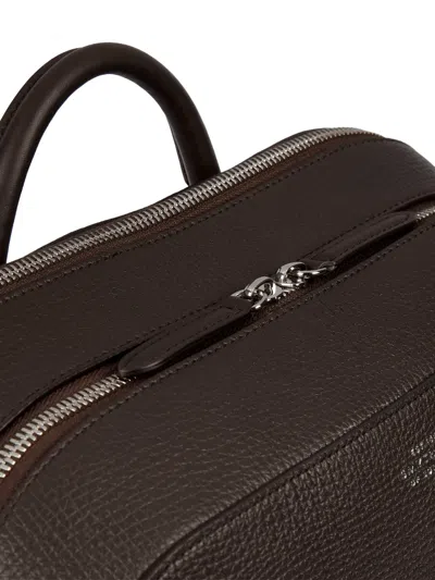 Smythson Ludlow Zip-around Backpack In Brown